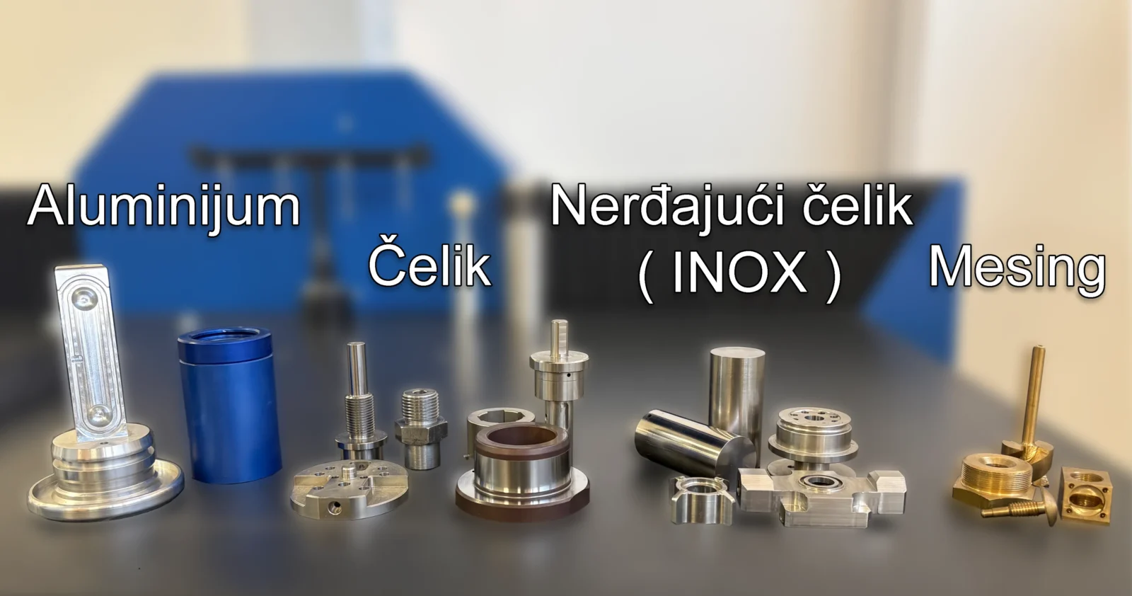 Materijali za CNC obradu – čelik, aluminijum i mesing