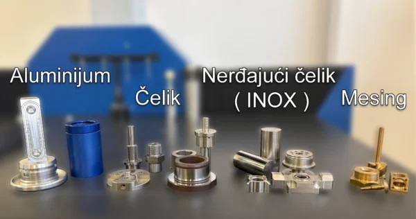 Materijali za CNC obradu – čelik, aluminijum i mesing